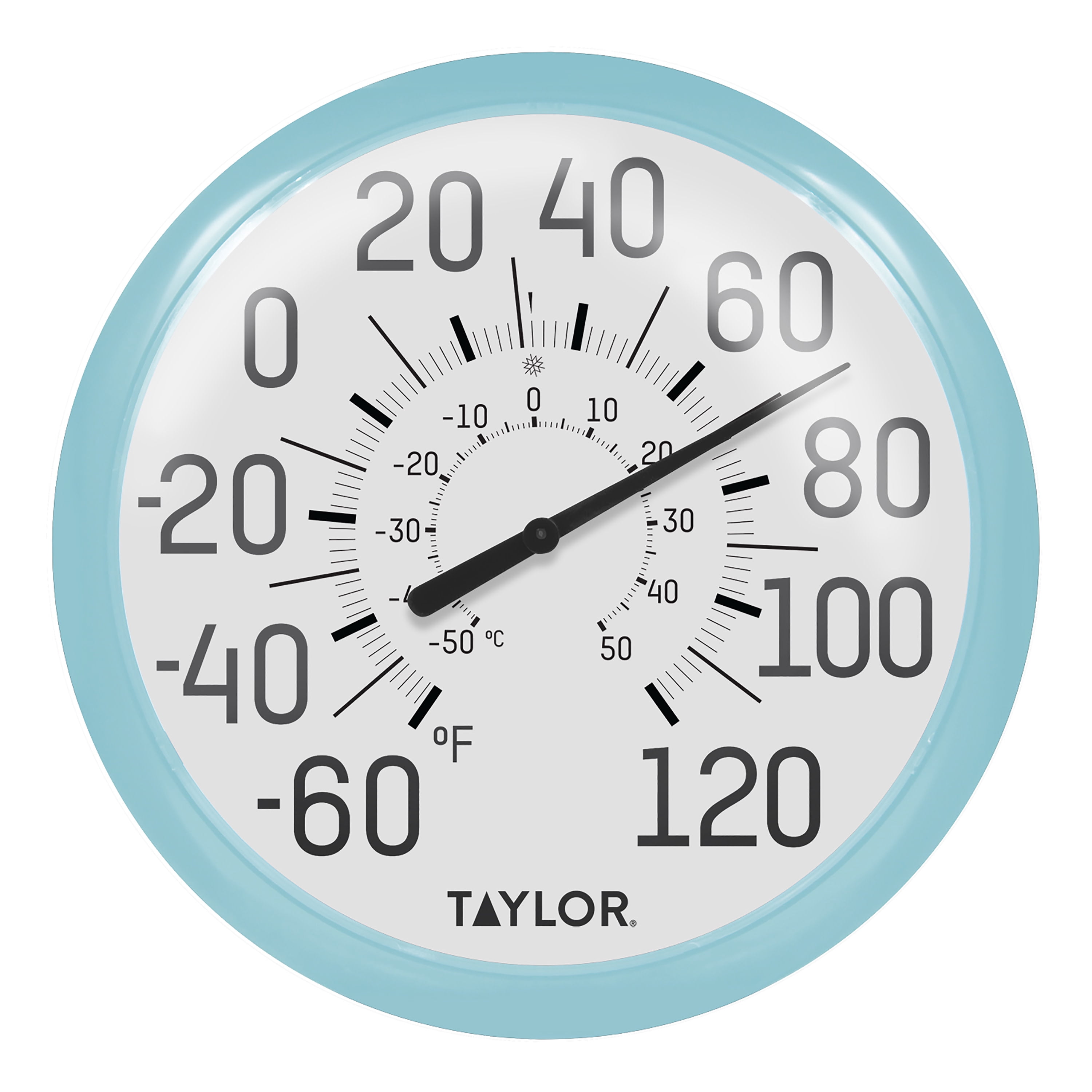 Taylor 13.25-inch Big and Bold Dial Thermometer in Sky Blue - Walmart.com