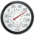 thumbnail image 1 of Taylor 13.25-inch Black and White Thermometer and Hygrometer, 1 of 5