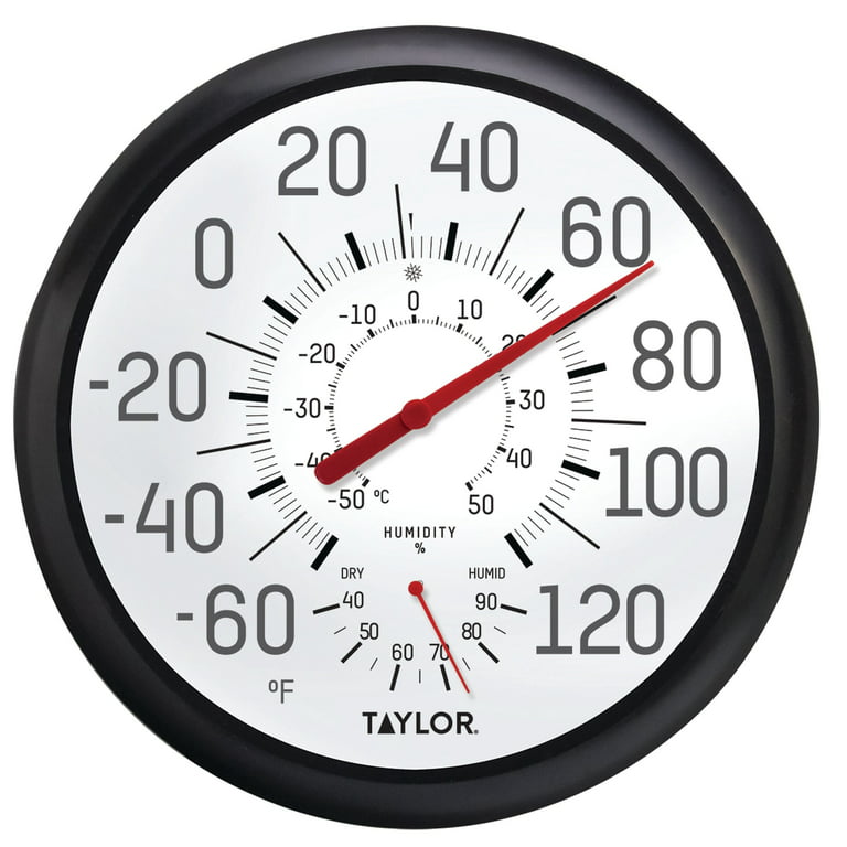 Taylor Indoor Outdoor Thermometer Hygrometer 13.25