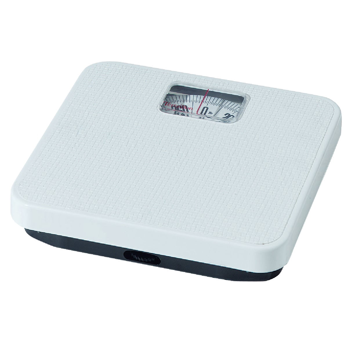 Taylor 20004014EXP White Square Mechanical Bath Scale - Quantity 4