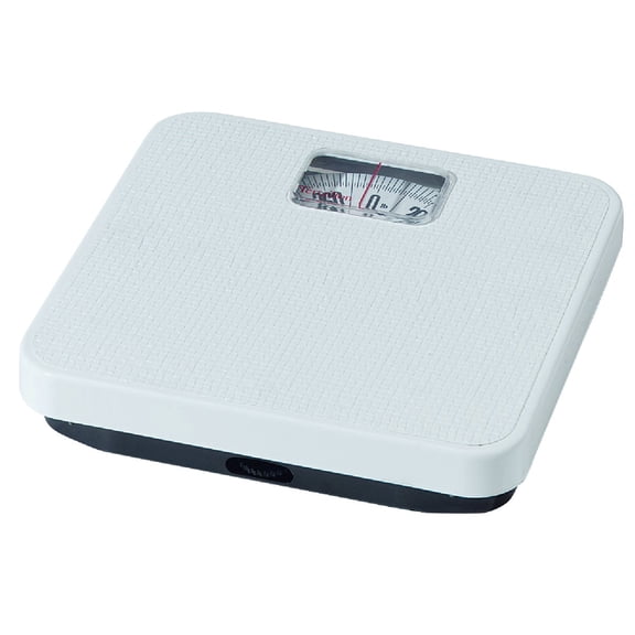 Taylor Precision Products Body Weight Scale Rotary Bathroom Scale - Easy-to-Read Dial - White
