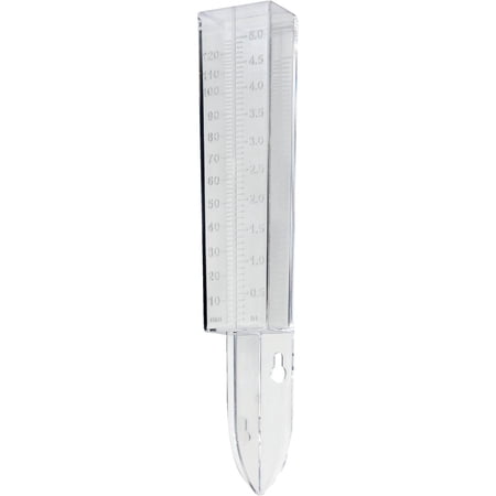 Taylor 2703 Clear-Vu Rain Gauge, 10-3/4"