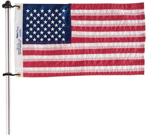 Taylor 3/4" Diameter Aluminum Flag Pole with Charlevoix Flag Clips