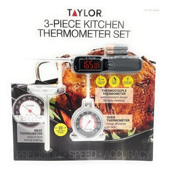 Taylor 3 Piece Kitchen Thermometer Set