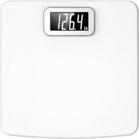 Taylor Precision Products Capacity Digital Bathroom Scale, White, 400 lb
