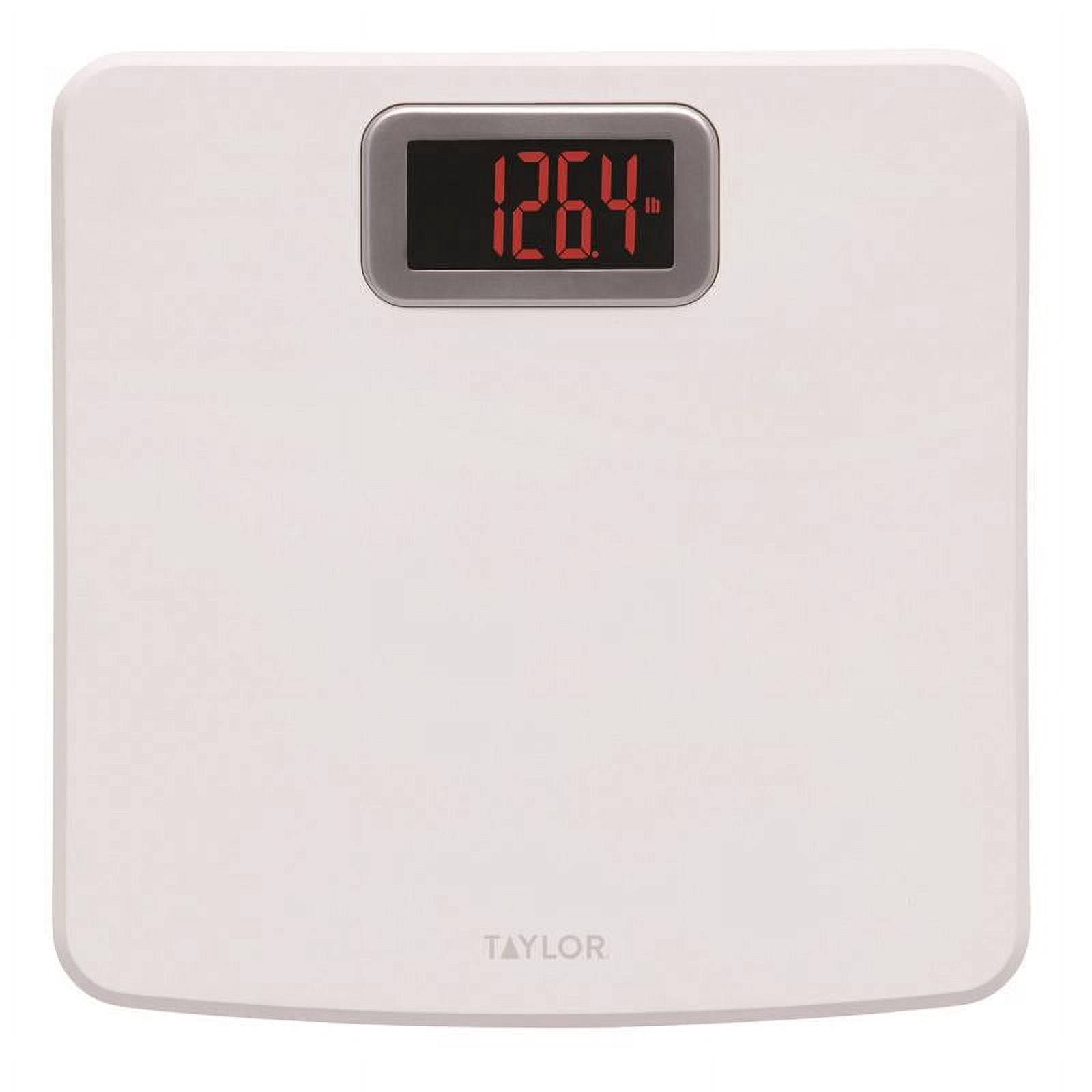 Taylor 400 lb Digital Bathroom Scale White - Walmart.com