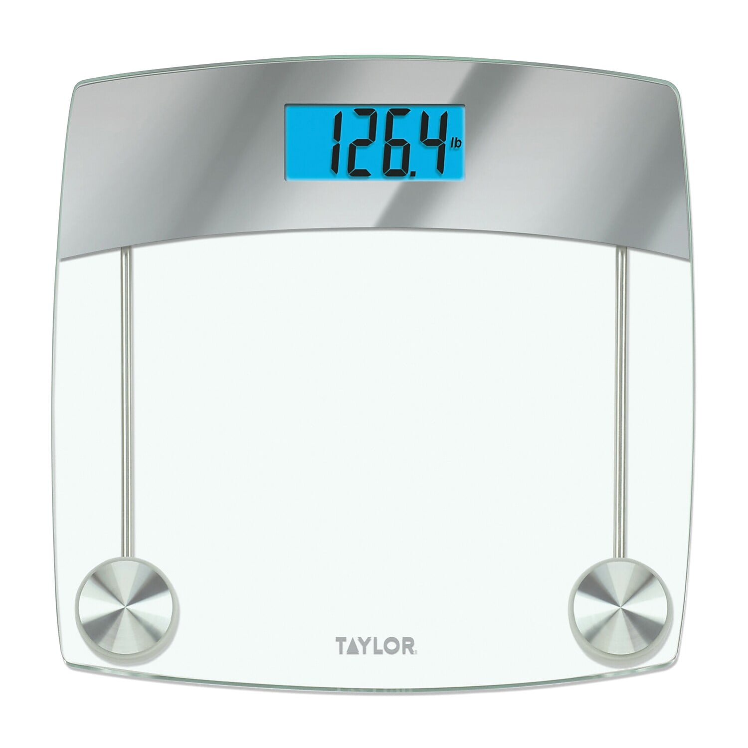 Taylor 440 lb Digital Bathroom Scale Clear - Walmart.com