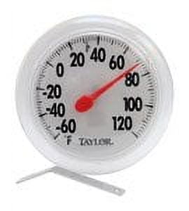 ORGILL Taylor Dial Thermometer Plastic White 6 in.