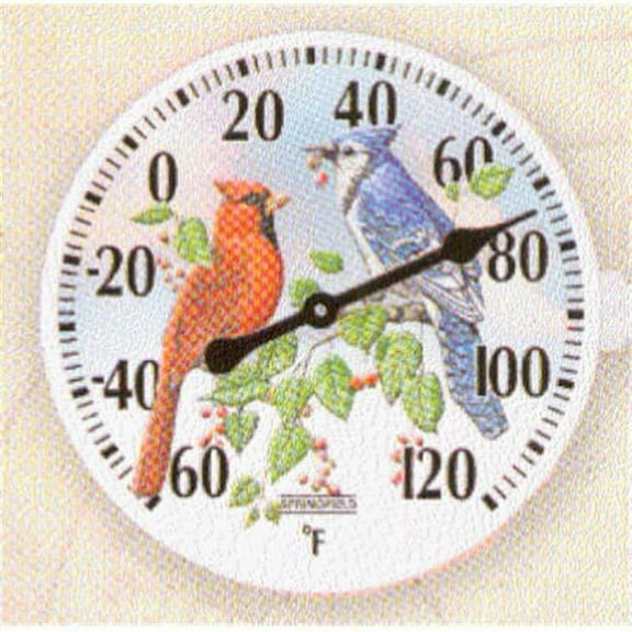 Taylor 5639 Outdoor Thermometer With Birds Inset,6-In. - Quantity 1