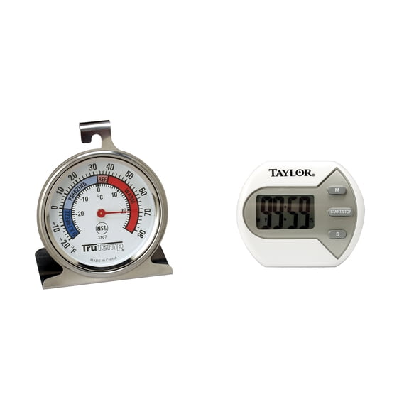 Taylor 3507 Freezer Refrigerator Thermometer Model 3507 Home Kitchen