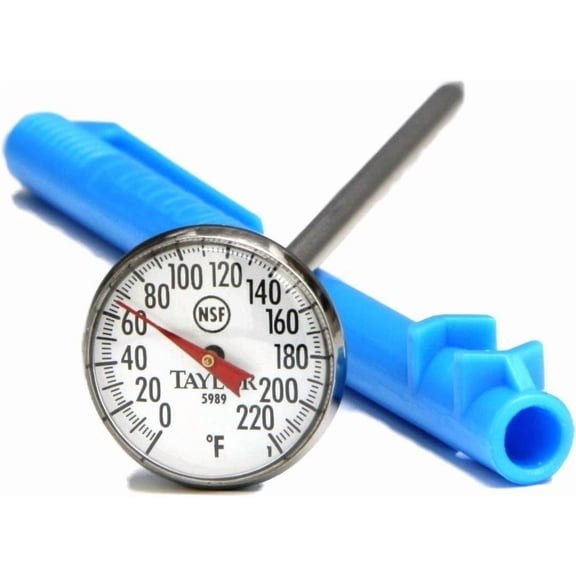Taylor 5989N 1" Dial Classic Instant Read Thermometer 4 pack
