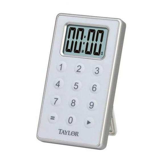 Taylor 6410914 Digital Plastic Timer - White