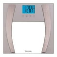 thumbnail interactive-video image 1 of Taylor 12 x 12 inch Glass Digital Body Composition Scale Bathroom Scale Gray, 1 of 5