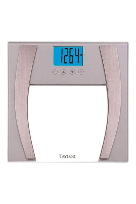 12 x 12 inch Glass Digital Body Composition Scale Bathroom Scale Gray