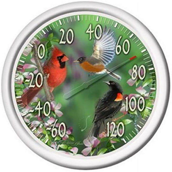 Taylor 6774 Spring Birds Outdoor Thermometer