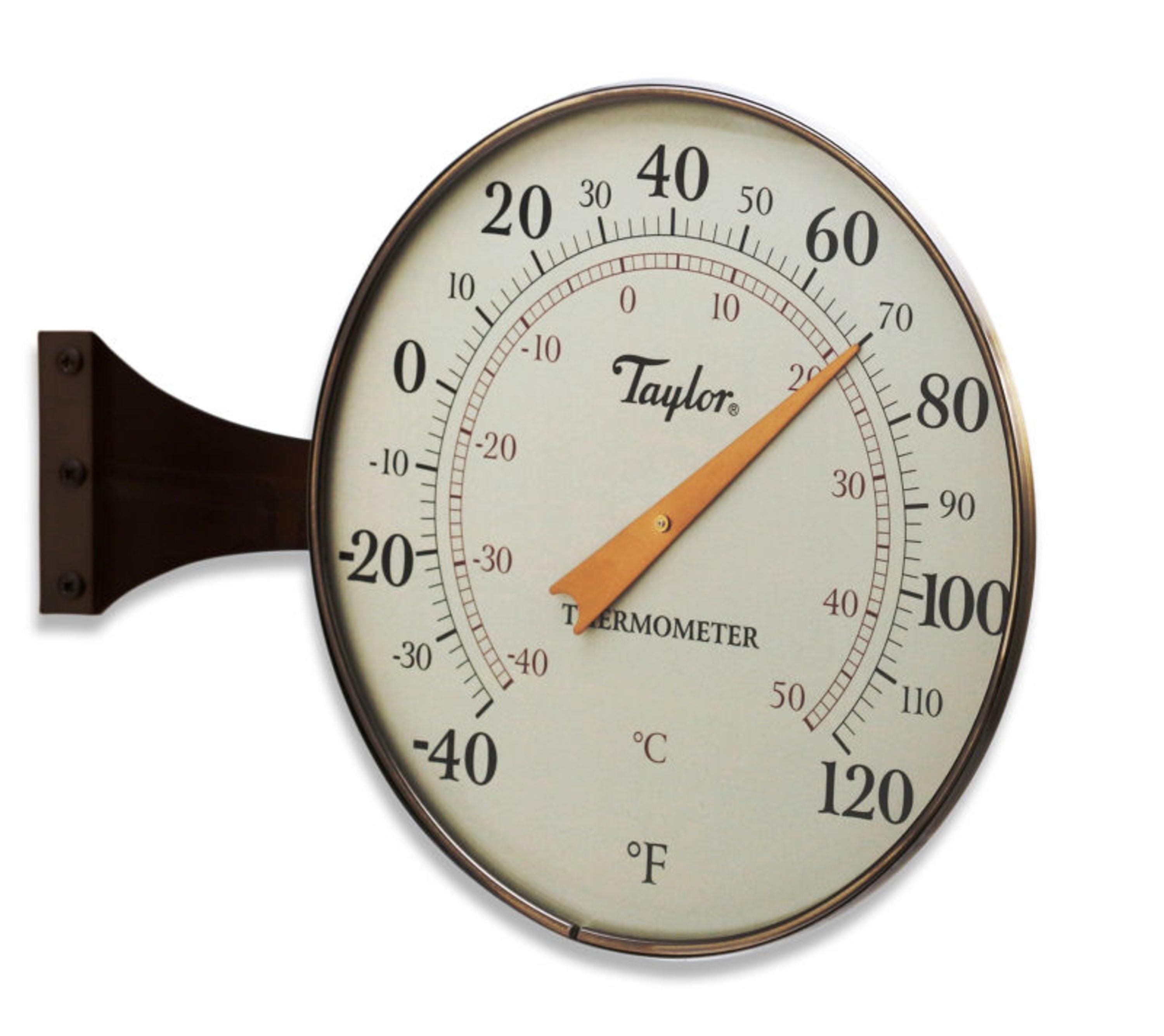 Buy Taylor Heritage Aluminum Dial Indoor Outdoor Thermometer Bronze Trim