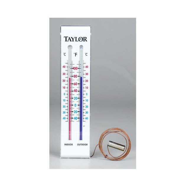 Taylor 93/4 in. Indoor and Outdoor Tube Thermometer