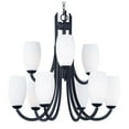 thumbnail image 1 of Taylor 9-Light Chandelier, Textured Black, 1 of 1