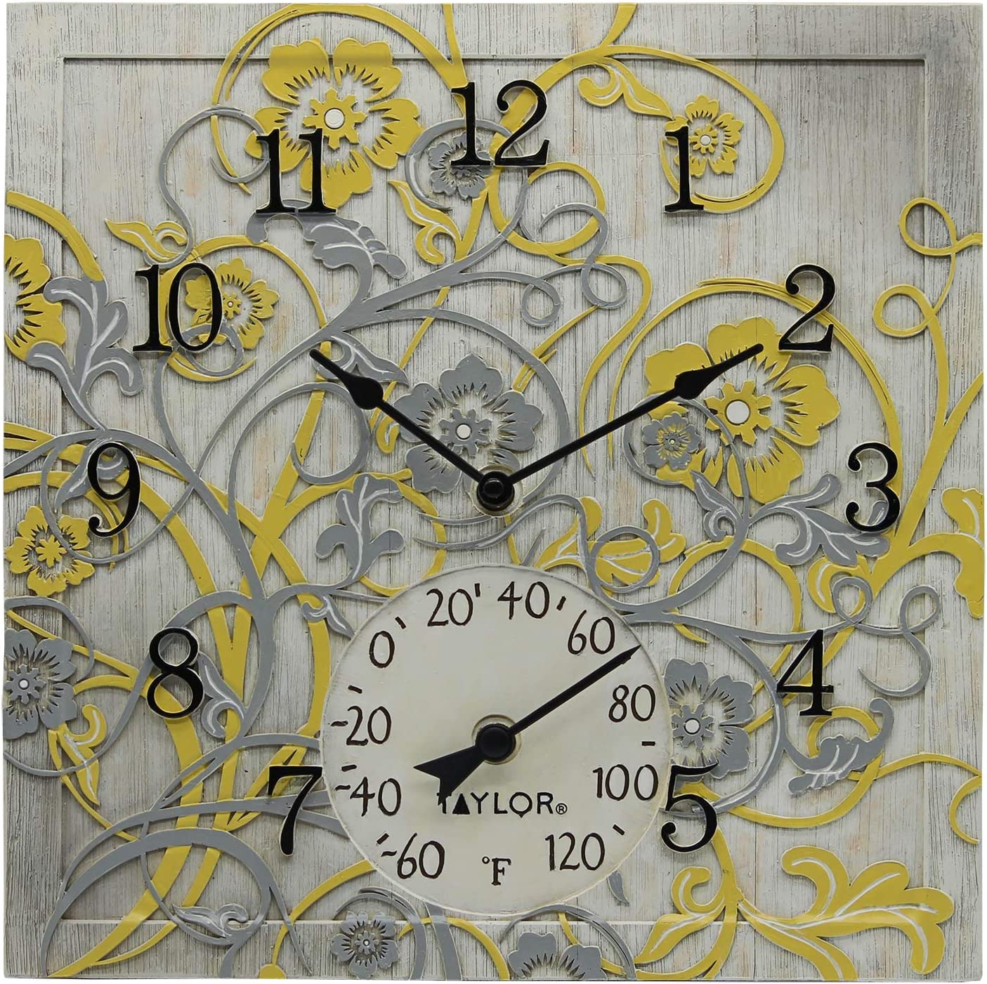 Taylor 92692T, Multicolored 14" x 14" Poly Resin Painted Beachwood