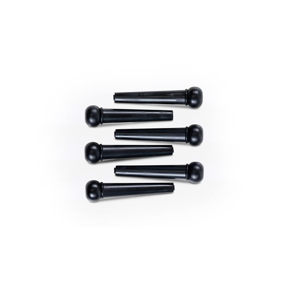 Taylor Plastic Bridge Pins Black 6 Pack