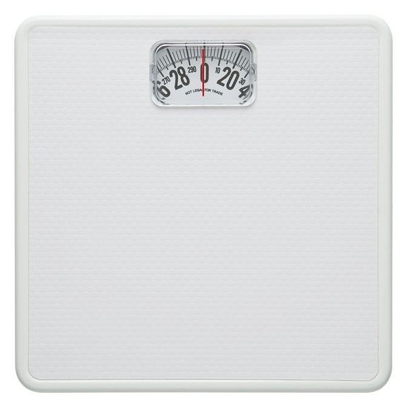 Taylor Analog Bathroom Scale White Mat