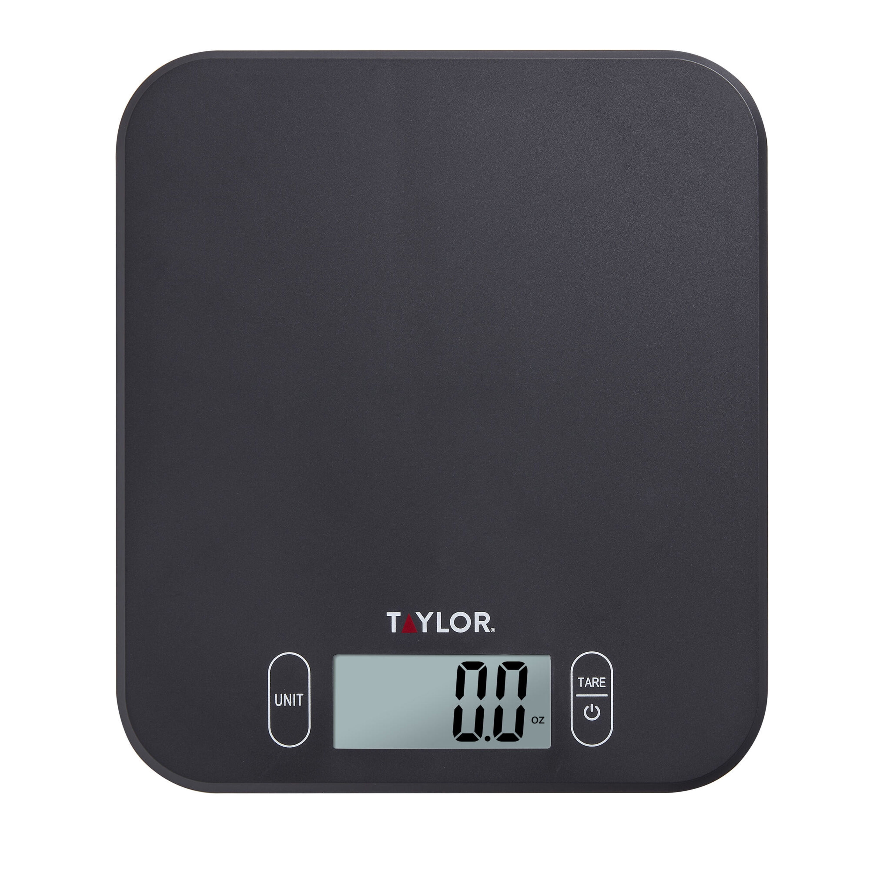 Taylor Digital Kitchen Scale, Black Glass, 11 lbs