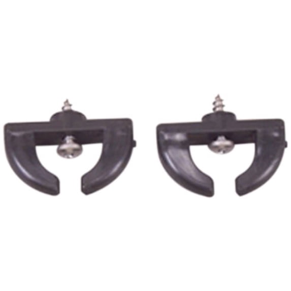 Taylor Black Thermoplastic Turn Latches with Self-Tapping Screws, 2pk