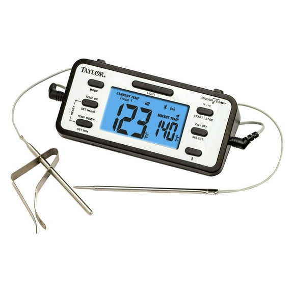 Taylor Bluetooth Smart Thermometer, Black