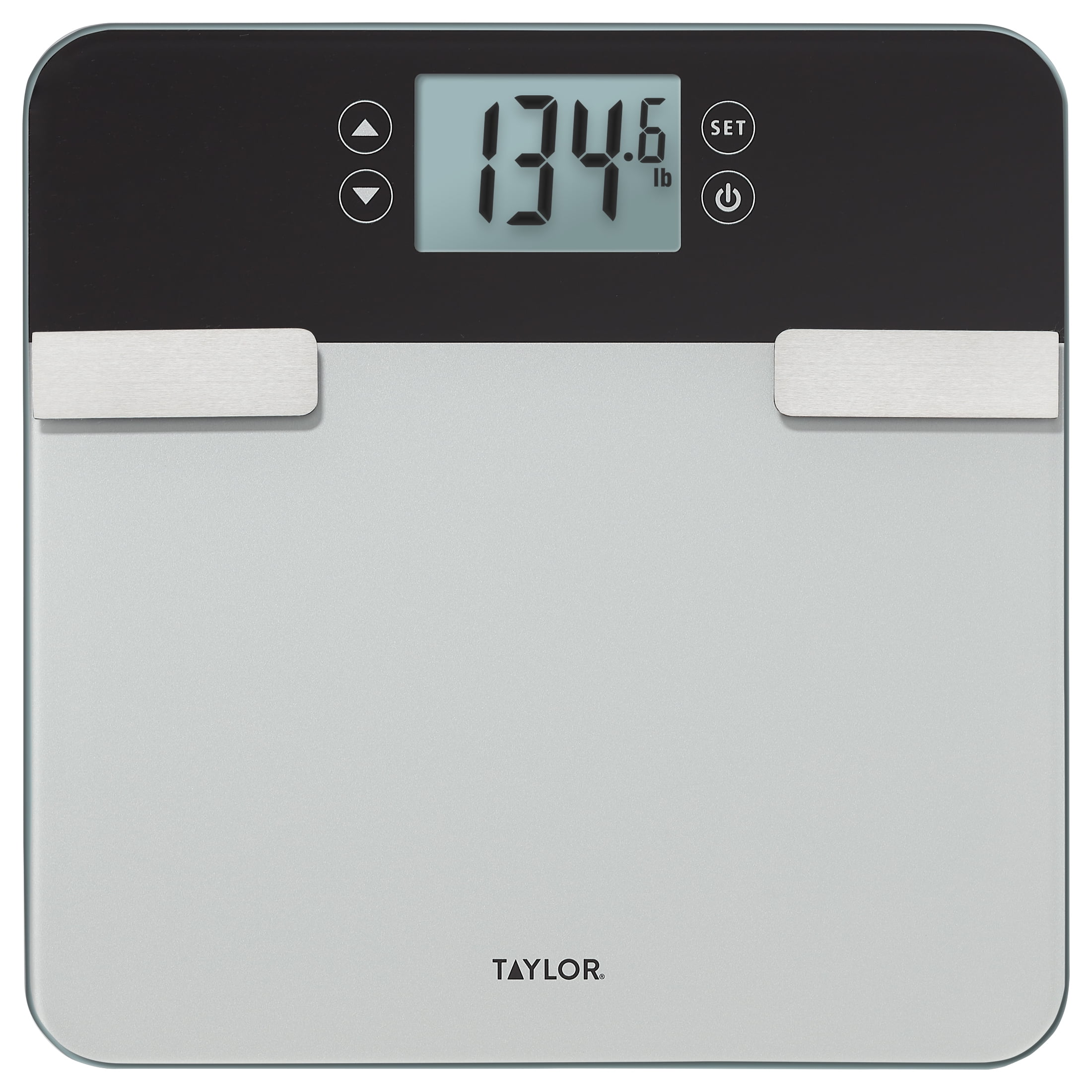 Taylor Glass LED Body Composition Scale, 8 User Profile Birthday ...