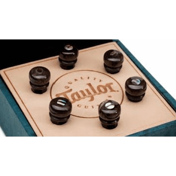 Taylor Bone Bridge Pin Set, Brown with Abalone
