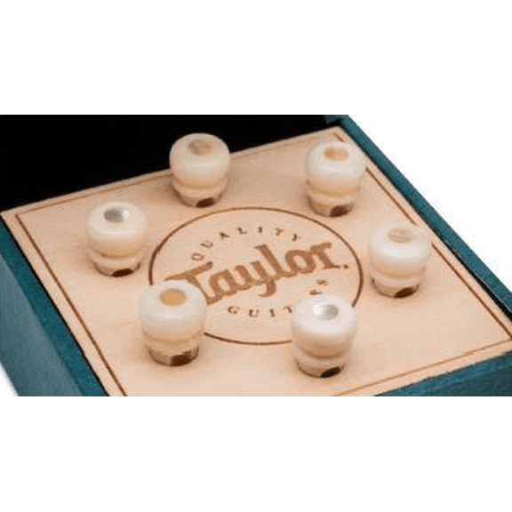 Taylor Bone Bridge Pin Set, White with Awabi Shell