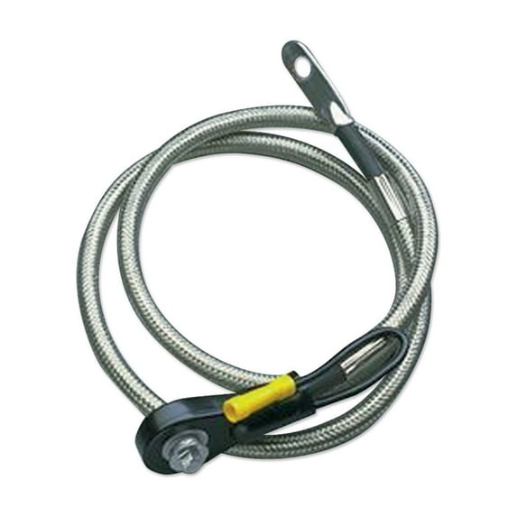 Taylor Cable 20234 Diamondback Shielded Stainless Braided Battery Cable