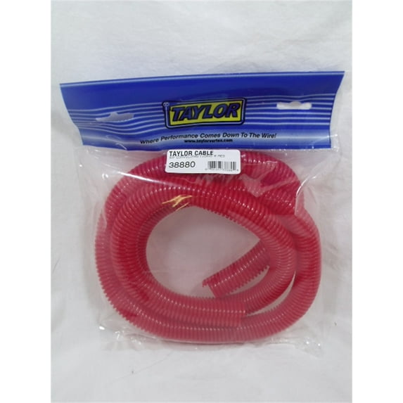 Taylor Cable 38880 Red Convoluted Tubing