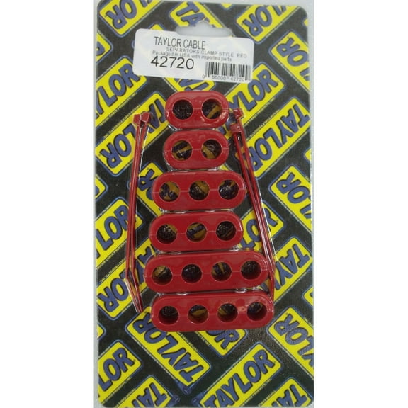 Taylor Wire / Vertex 42720 TAY42720 7-8MM SEPARATORS CLAMP STYLE RED