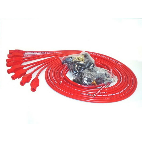 Taylor Wire / Vertex 70254 TAY70254 PRO TCW UNIV 8 CYL 180 RED