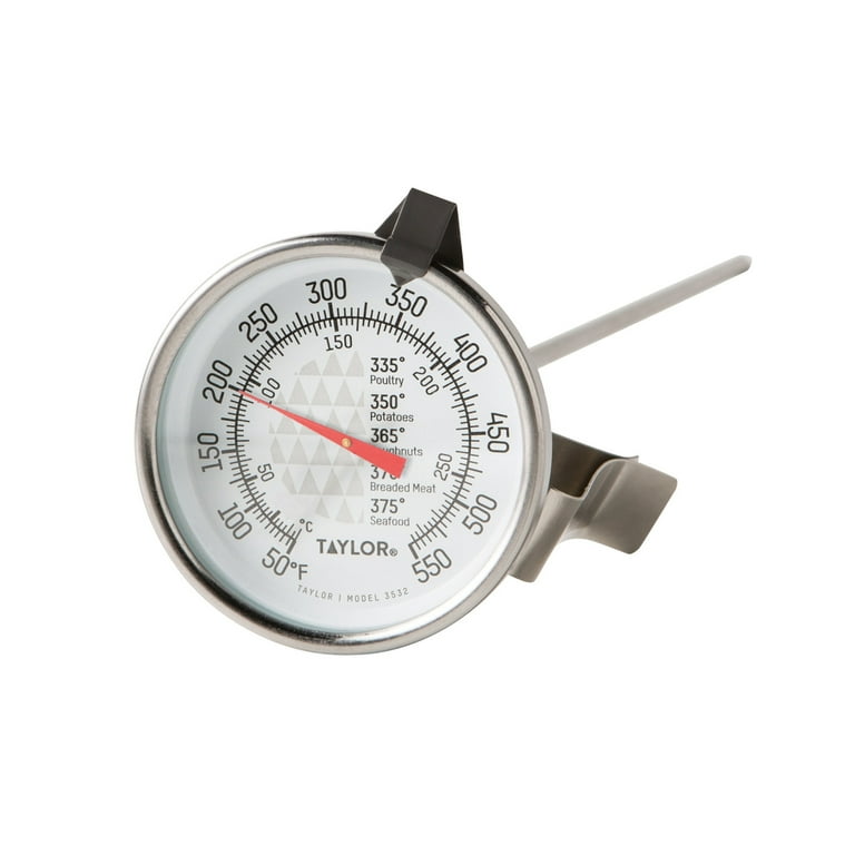 Taylor Candy and Deep Fry Analog Thermometer with Adjustable Pan