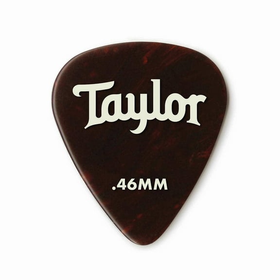 Taylor Celluloid 351 Guitar Picks in Classic Shell .46mm 12-Pack