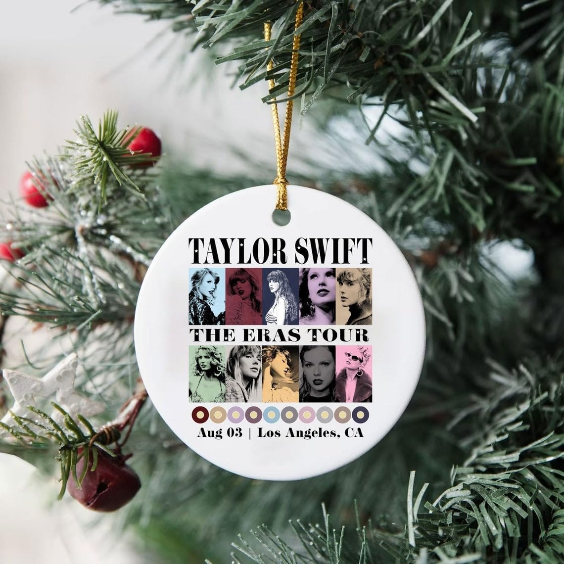 Taylor Christmas Ornaments Fan Gifts,The Eras Tour Ornament Hanging On