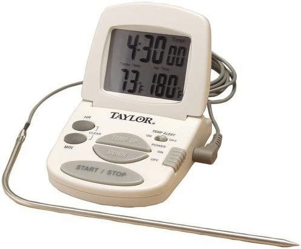 Taylor Classic Digital Oven Thermometer Meat 32 Deg F To 392 Deg F 4ft.