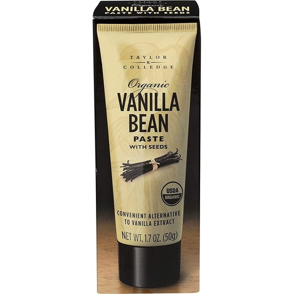 Taylor & Colled - Organic Vanilla Bean Paste Extract - 1.7 Oz, Case of 8