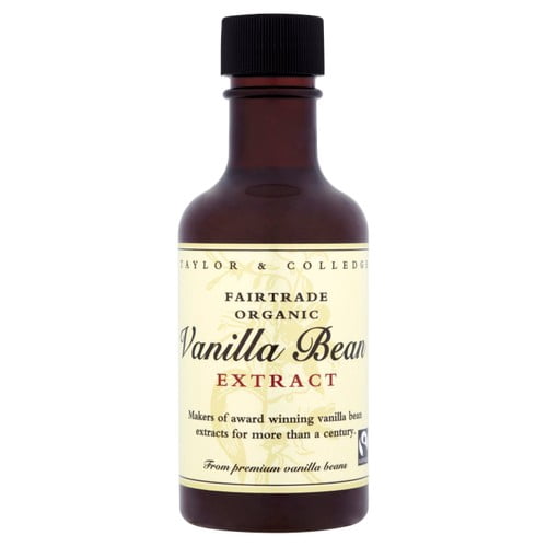 Taylor & Colledge Organic & Fairtrade Vanilla Bean Extract 100ml, British Import (Pack of 2)