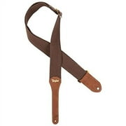 Taylor Cotton 2 Inches Guitar Strap - Chocolate Brown