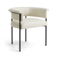 thumbnail image 1 of Taylor Cream Performance Vegan Leather Dining Chair, 1 of 7