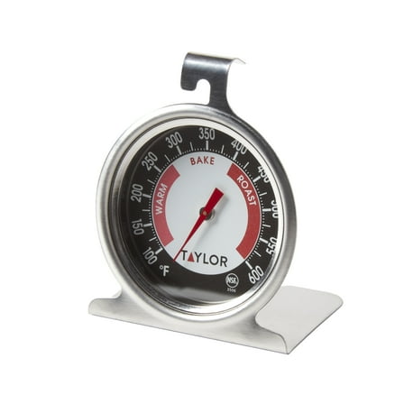 Taylor Dial Kitchen Cooking Oven Thermometer, 2.5 Inch Dial, Stainless Steel
