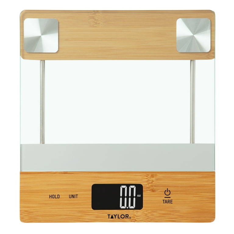 11 lb Digital Glass Top Kitchen Scale – Taylor USA