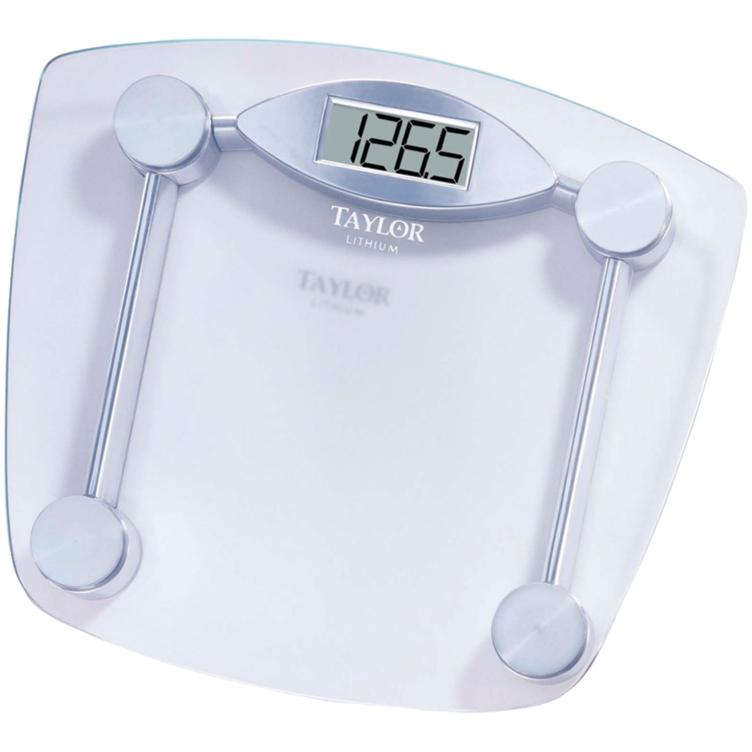 American Weigh Scales Bathroom Body Weight Scale Non-Slip Rubber Coated  Digital Large LCD Display 400LB Capacity