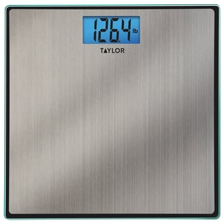 400lb Capacity Deluxe Bamboo Bathroom Scale with Backlit Large Display.