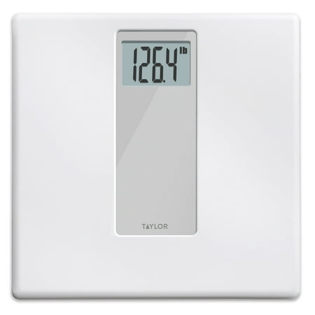 Taylor Digital 400 lb Capacity White/Gray Bathroom Scale