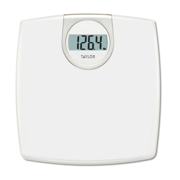Taylor Digital Bathroom White Plastic Scale