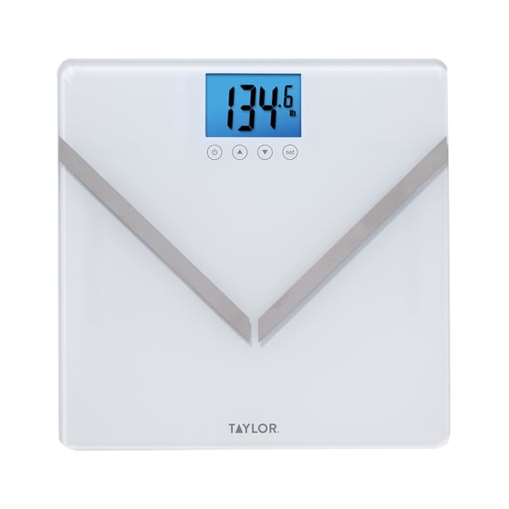 Taylor Digital Body Composition 8 User Glass Scale White 5282542